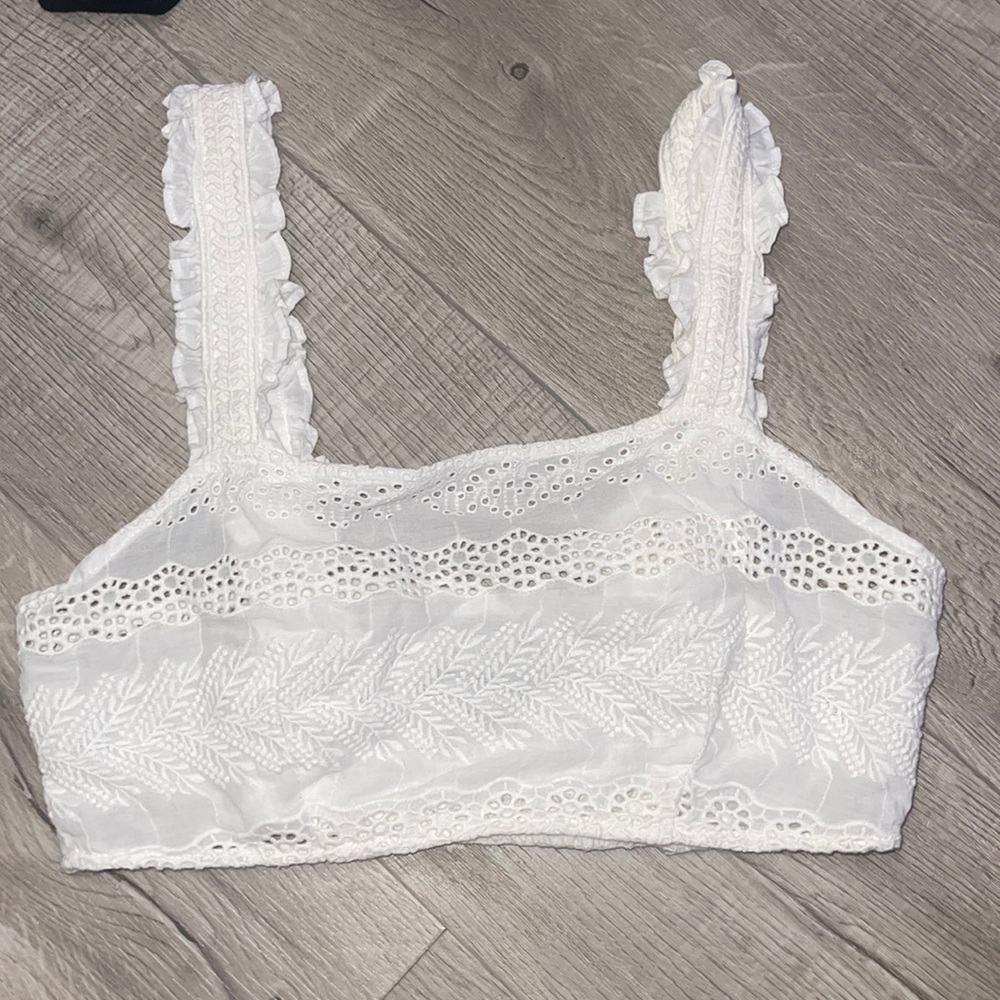 Urban outfitters white crop top